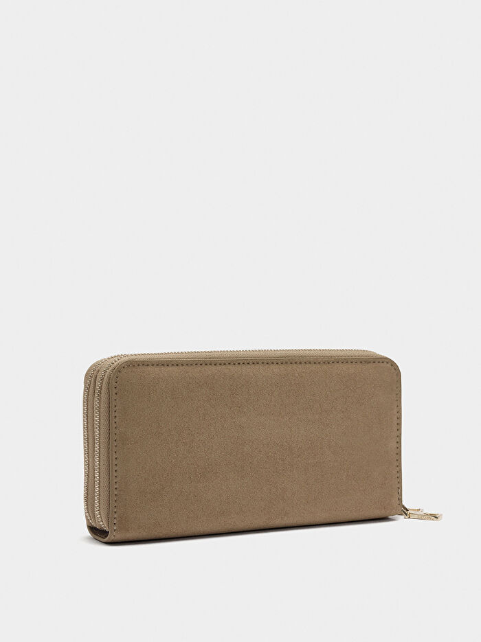 Deri Efektli Cüzdan L