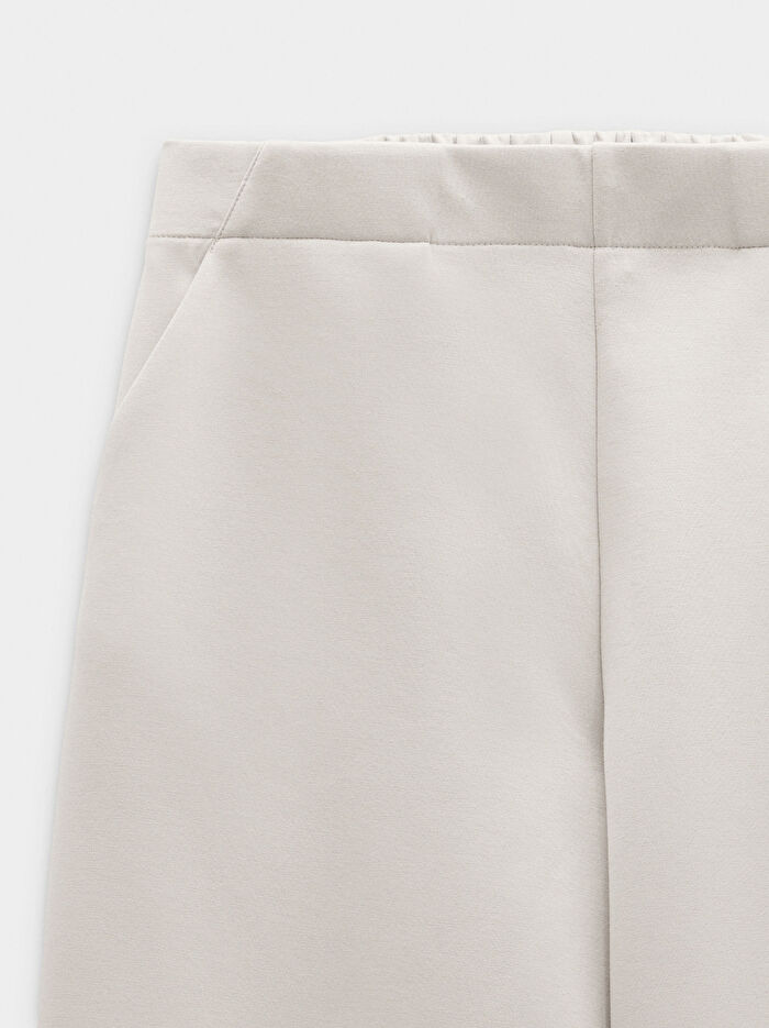 Cepli Elastik Bel Pantolon