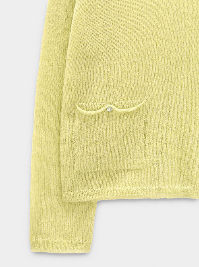 Cepli Yün Karışımlı Kazak