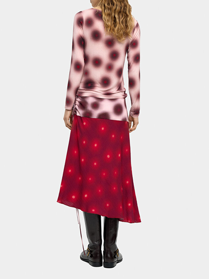 Asimetrik Desenli Etek