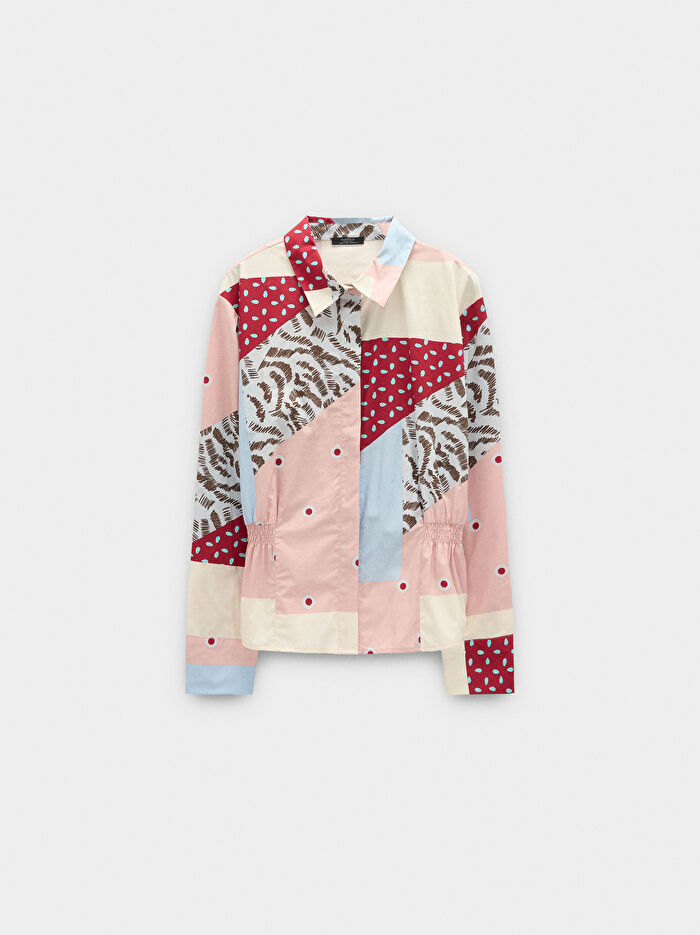 %100 Pamuk Desenli Gömlek