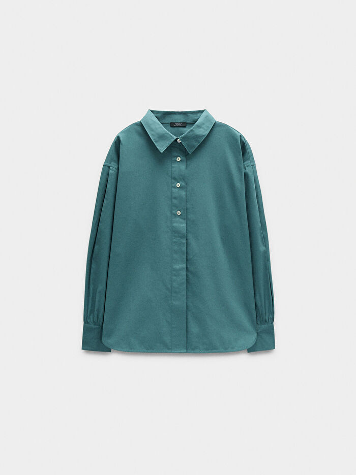 %100 Pamuklu Uzun Kollu Gömlek