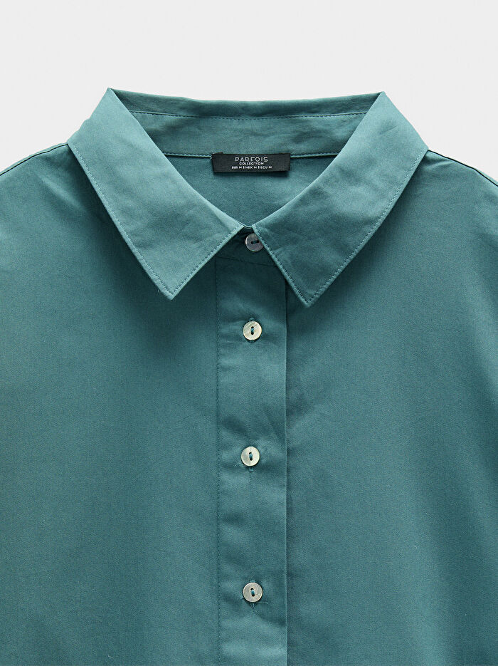 %100 Pamuklu Uzun Kollu Gömlek