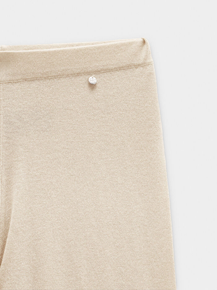 Yün Karışımlı Örme Pantolon
