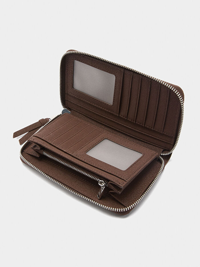 Dokulu ve Fermuarlı Cüzdan