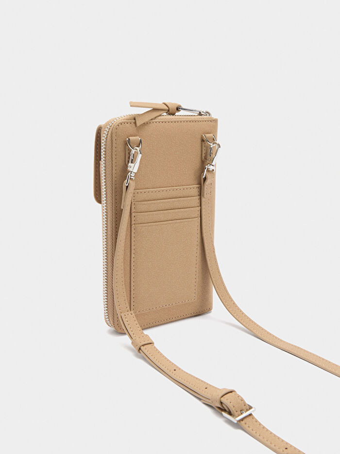 Kapaklı Cep Telefonu Çantası