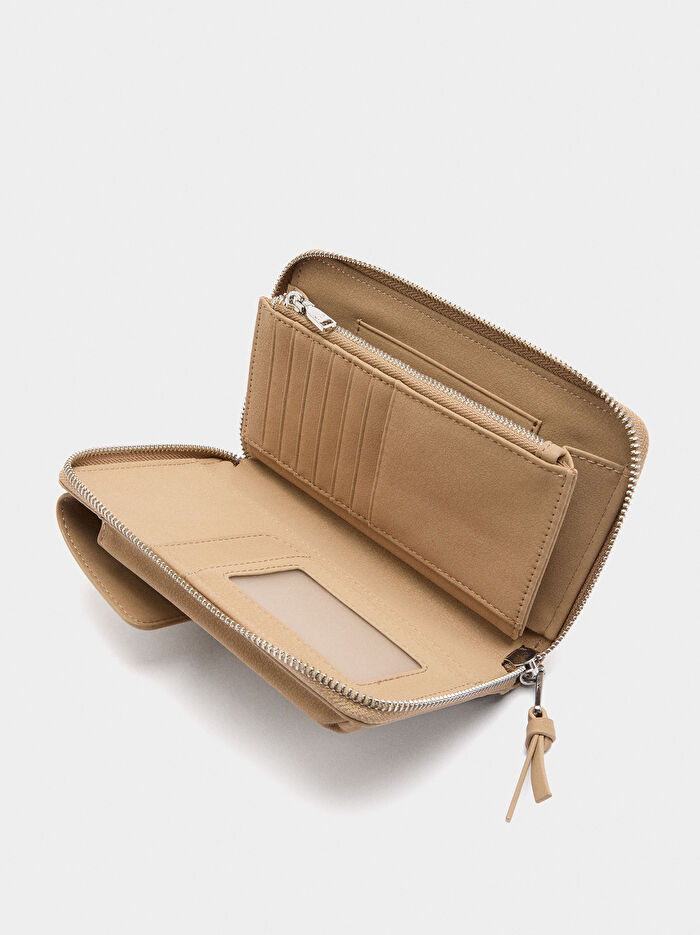 Kapaklı Cep Telefonu Çantası