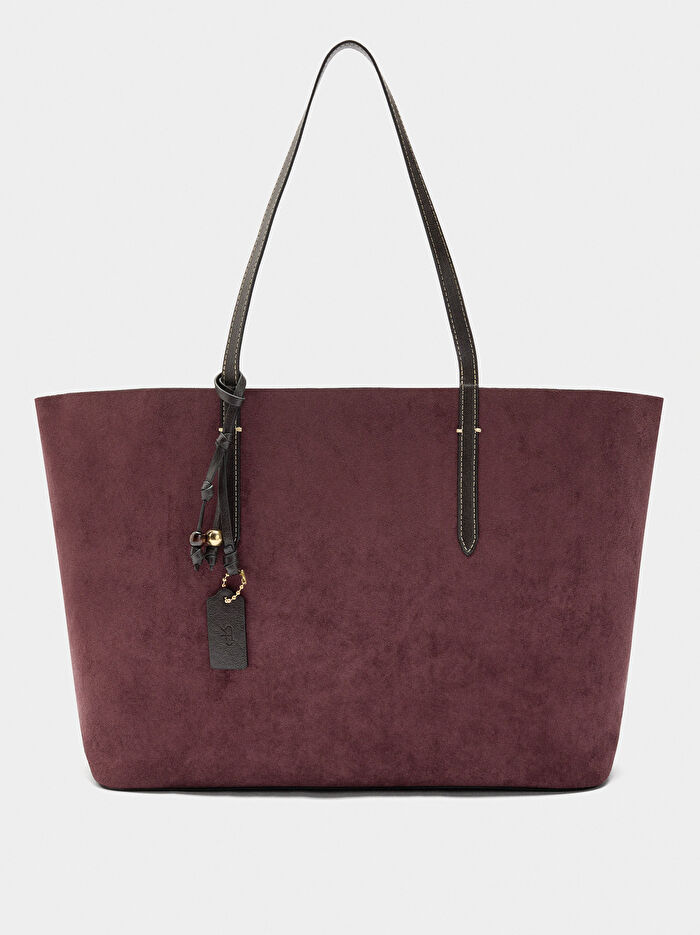 İçi Çıkarılabilir Çift Taraflı Shopper Çanta L