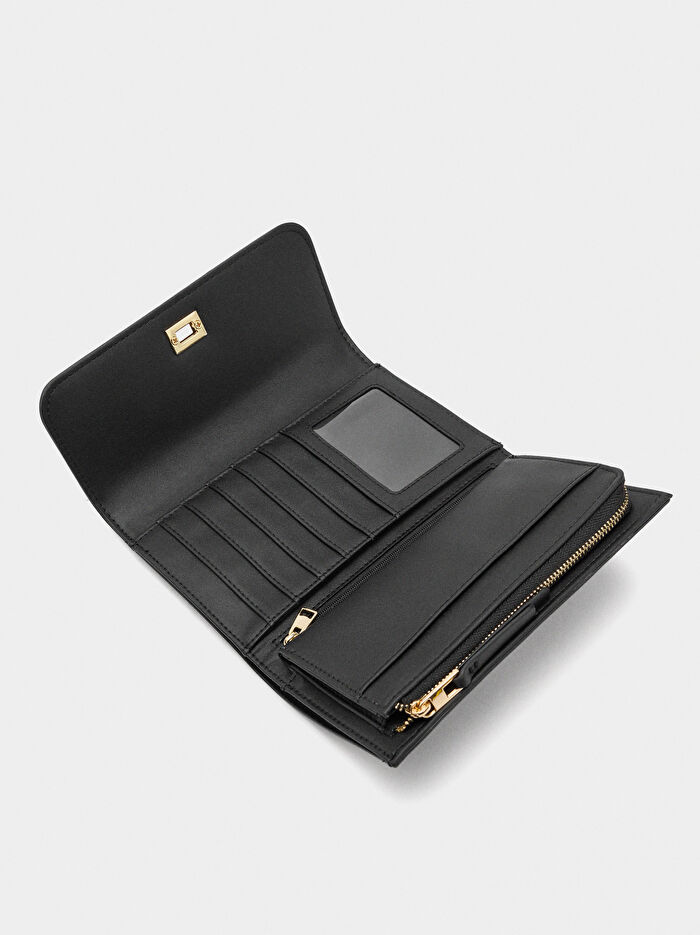 Kapaklı Düz Cüzdan