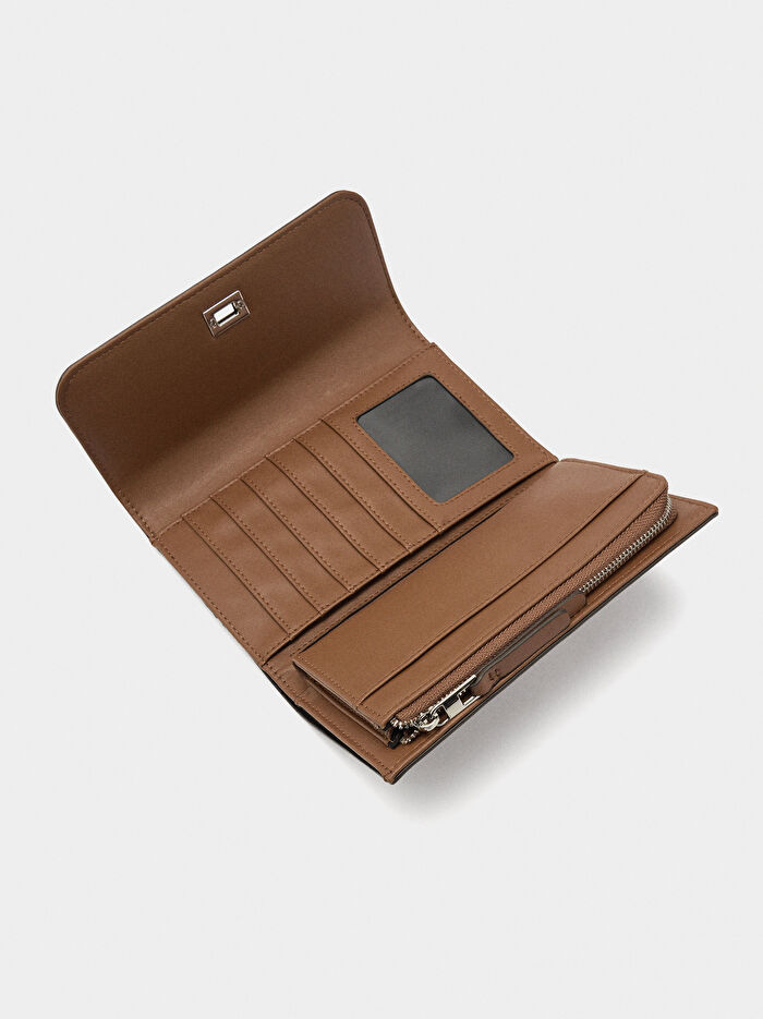 Kapaklı Düz Cüzdan