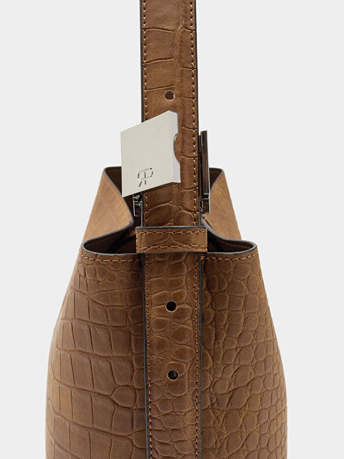 Desenli Omuz Çantası