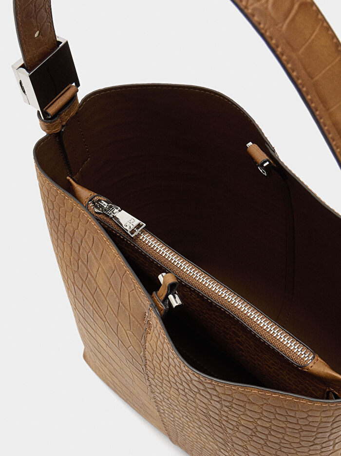 Desenli Omuz Çantası