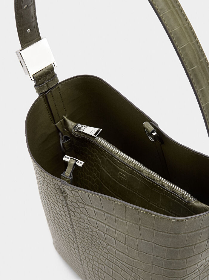 Desenli Omuz Çantası