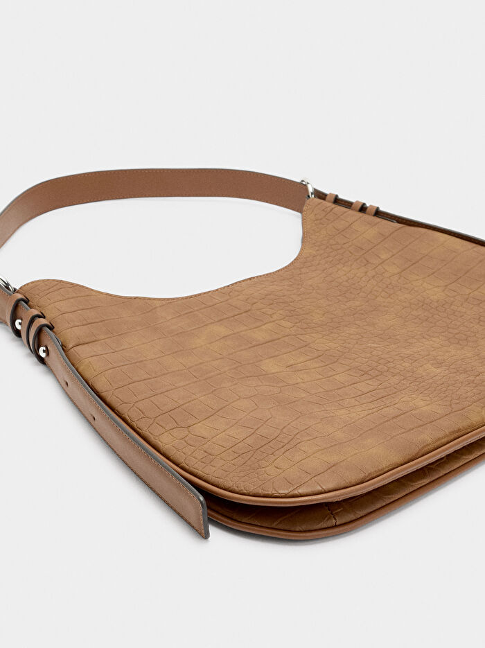 Desenli Omuz Çantası