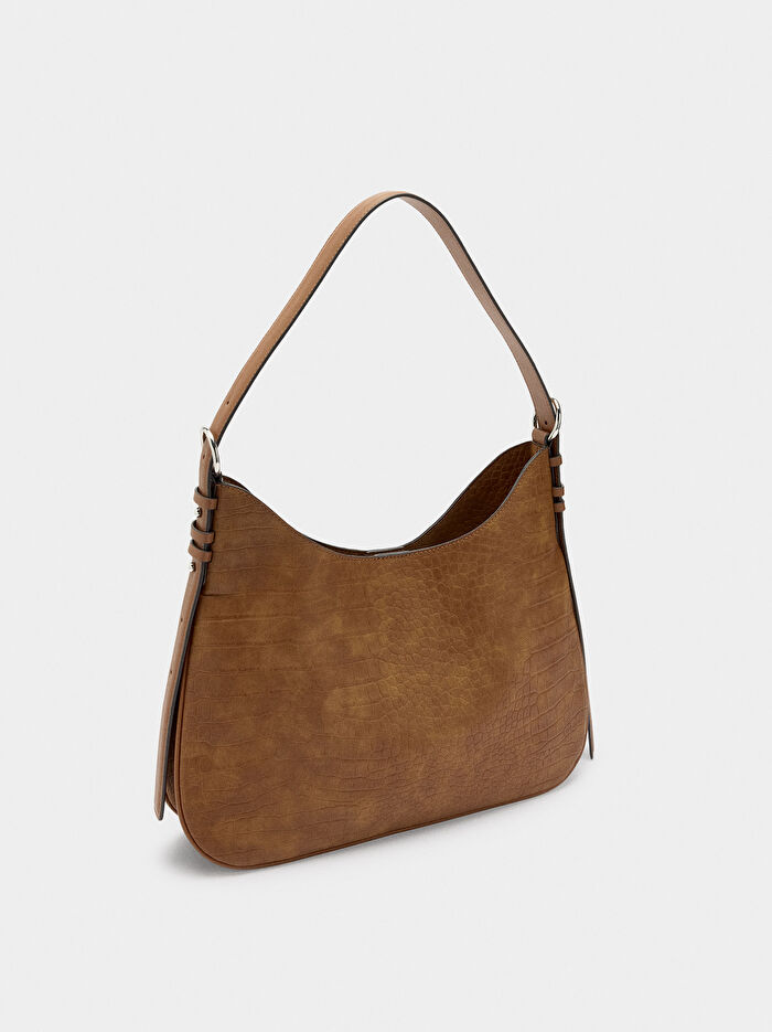 Desenli Omuz Çantası