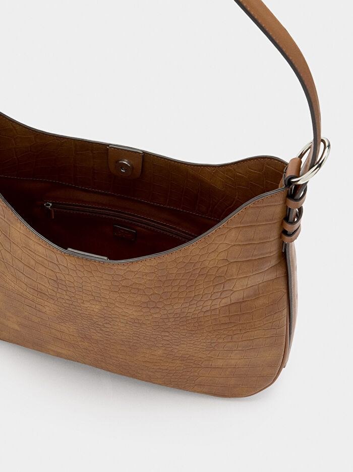 Desenli Omuz Çantası