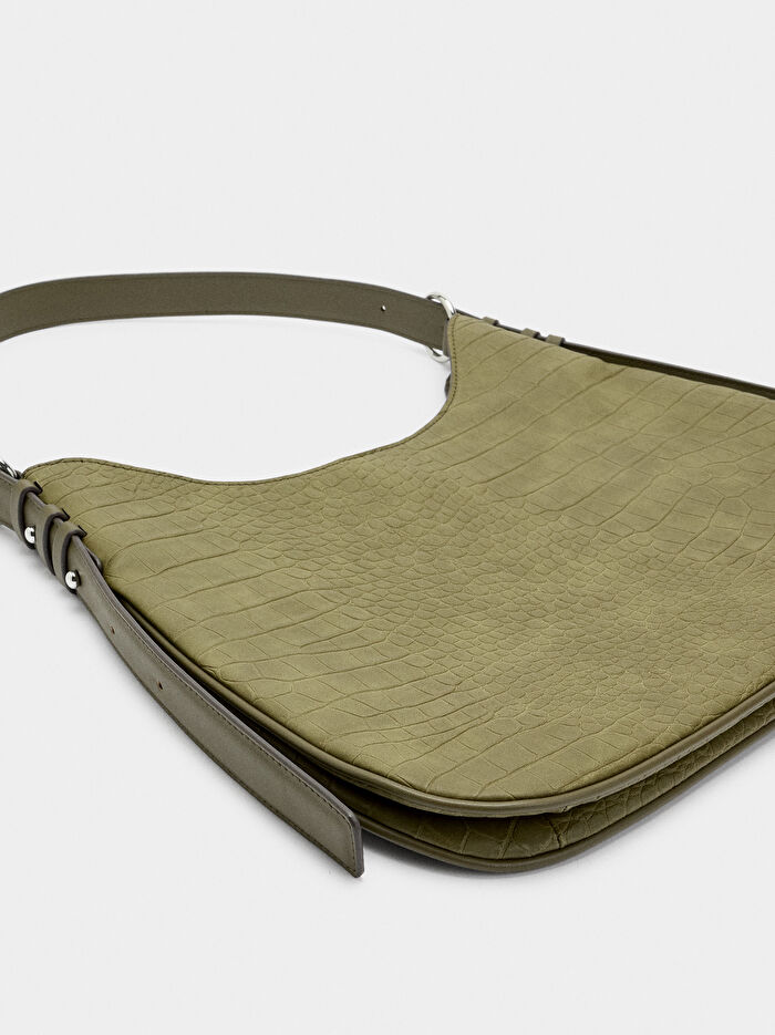 Desenli Omuz Çantası