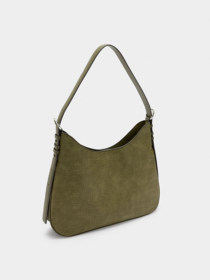 Desenli Omuz Çantası