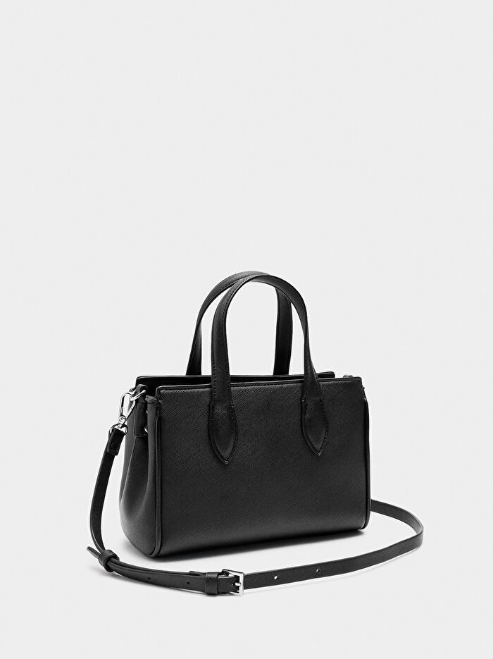 Dokulu Tote Çanta S