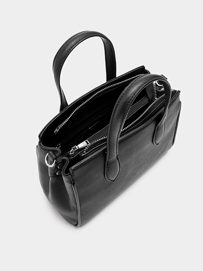 Dokulu Tote Çanta S