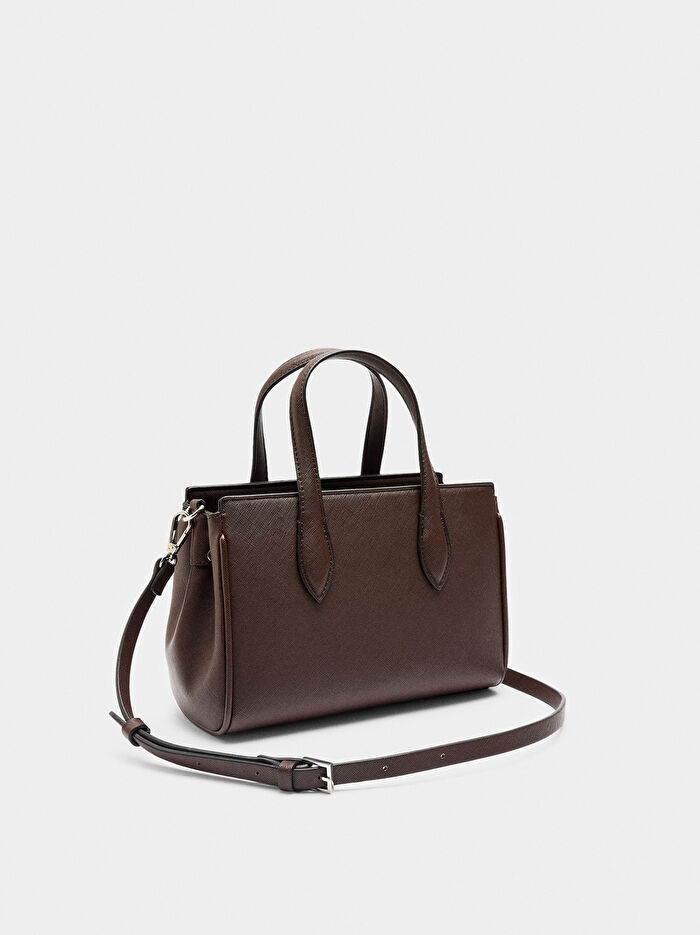 Dokulu Tote Çanta S