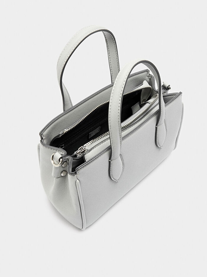 Dokulu Tote Çanta S