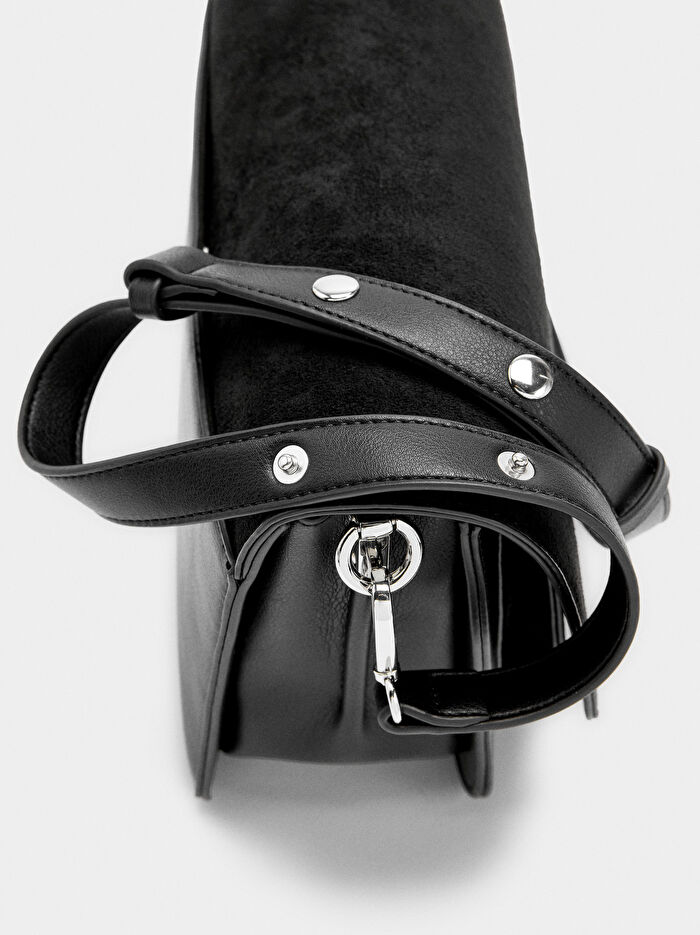 Yumuşak Dokulu Ve Kapaklı Çapraz Çanta