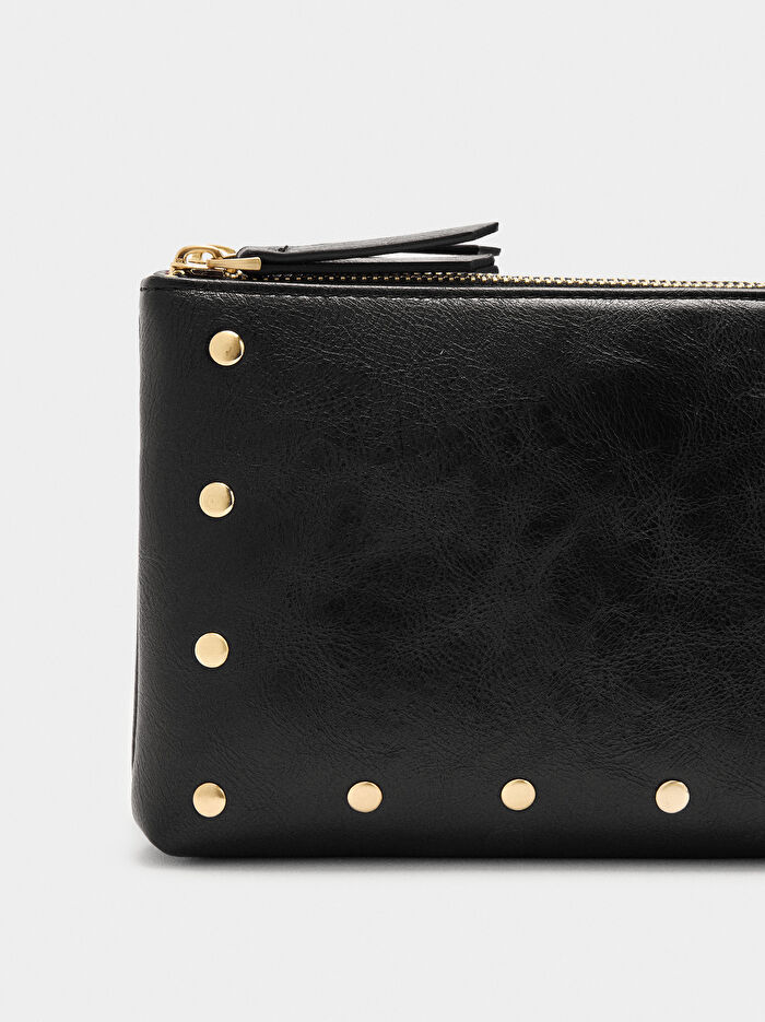 Zımba Detaylı Çapraz Çanta