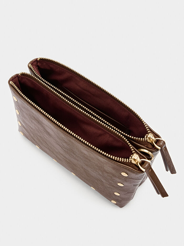 Zımba Detaylı Çapraz Çanta