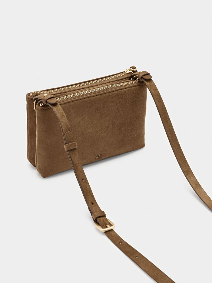 Zımba Detaylı Çapraz Çanta