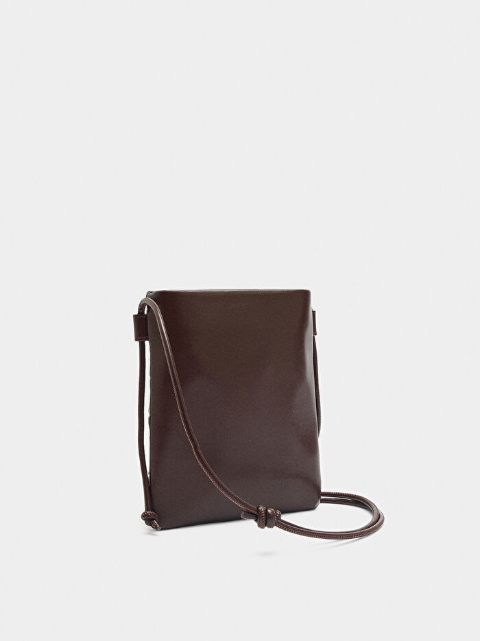 Örme Cep Telefonu Çantası