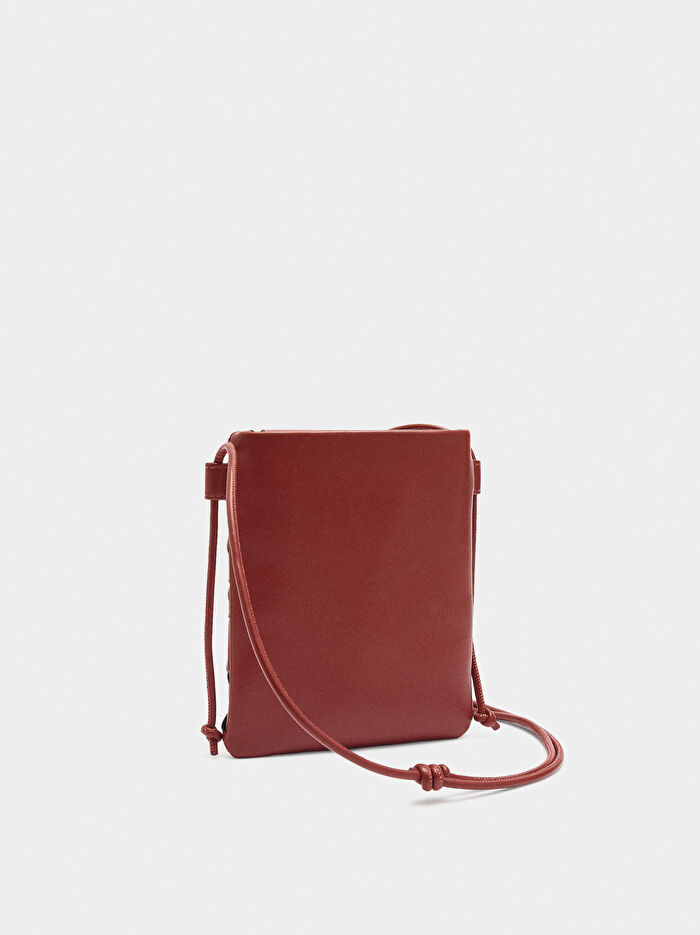 Örme Cep Telefonu Çantası