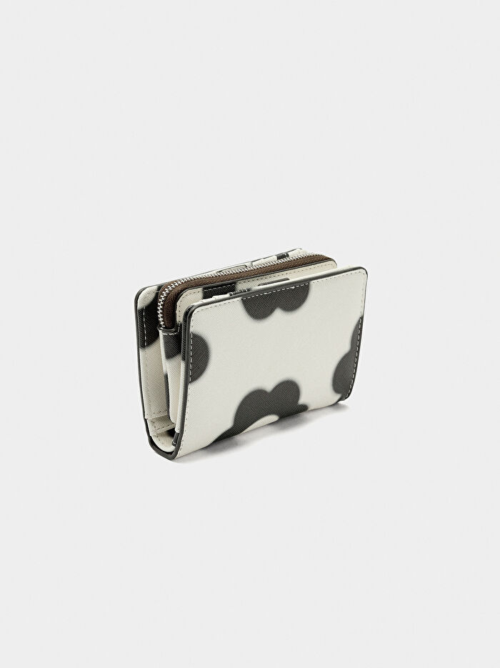 Çiçek Desenli Cüzdan