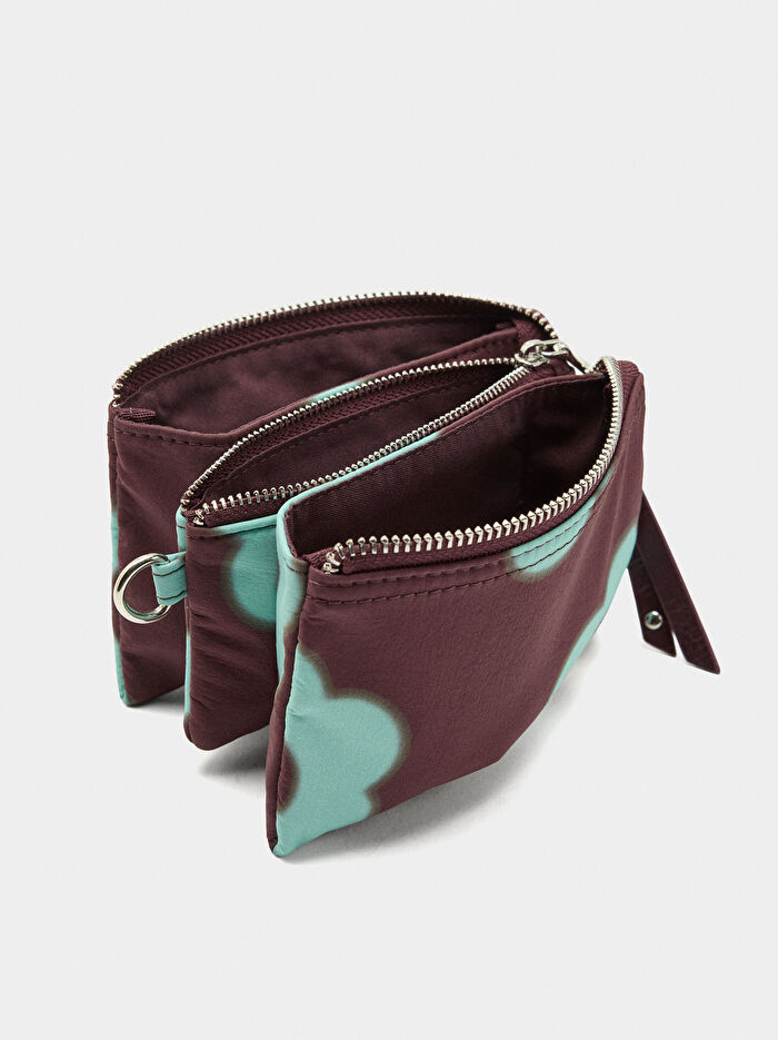 Çok Amaçlı Çiçek Desenli Çanta