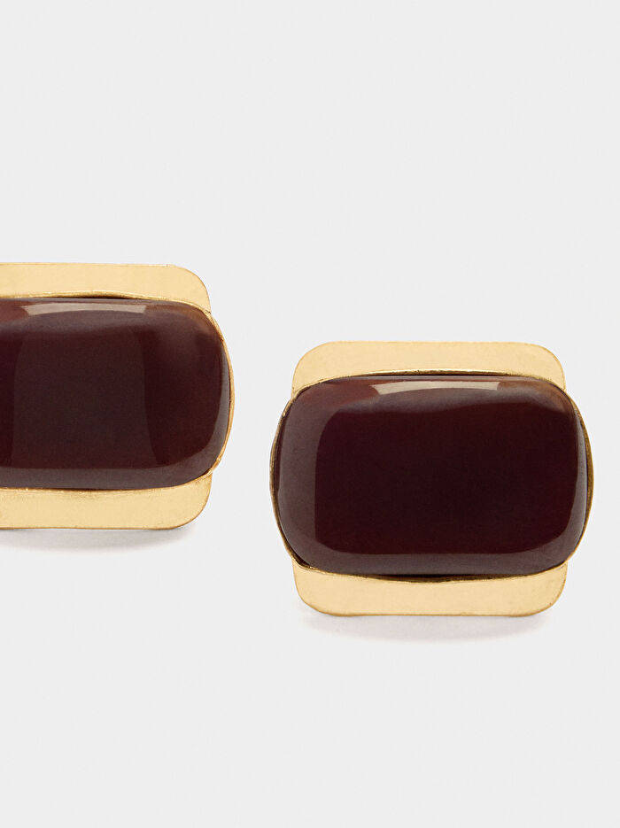 Maxi Dikdörtgen Küpe