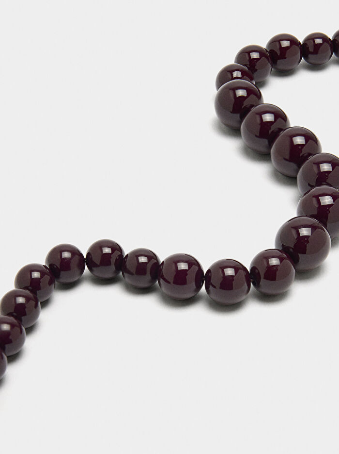 Boncuklu Kısa Kolye