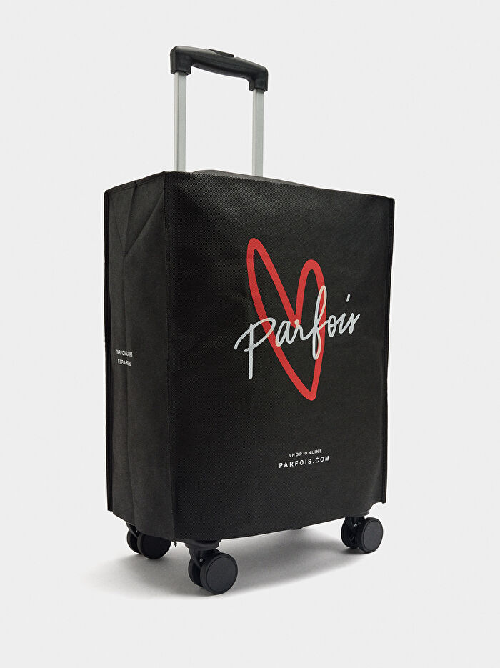 Çiçek Desenli Teknik Kumaş Seyahat Valizi