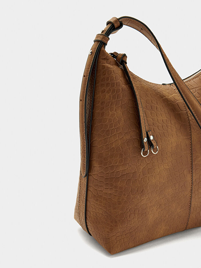 Desenli Omuz Çantası