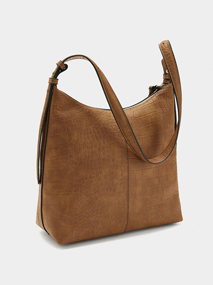 Desenli Omuz Çantası