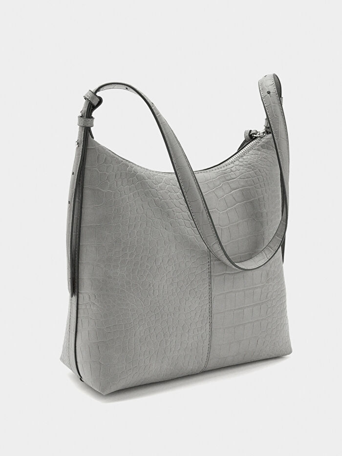 Desenli Omuz Çantası