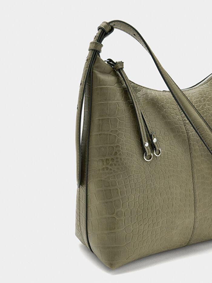 Desenli Omuz Çantası