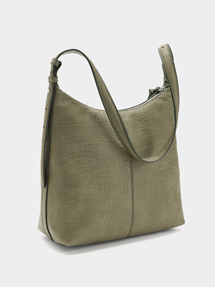 Desenli Omuz Çantası