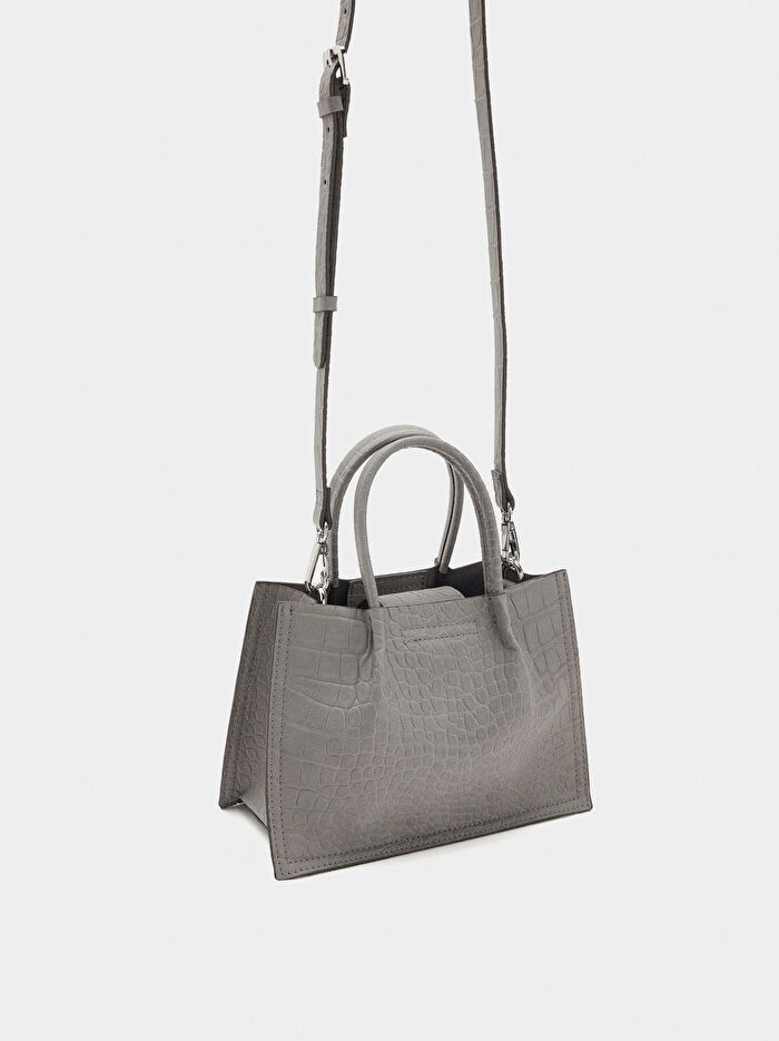 Hayvan Desenli Tote Çanta