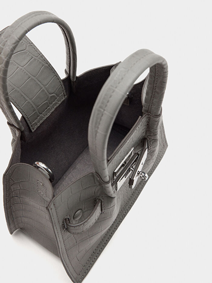 Hayvan Desenli Tote Çanta