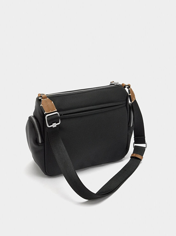 Dış Cepli Çapraz Askılı Çanta