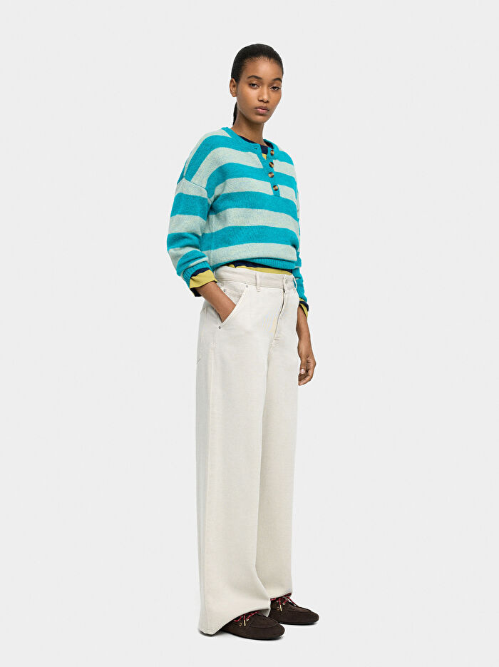 Liyosel ve Pamuklu Denim Pantolon