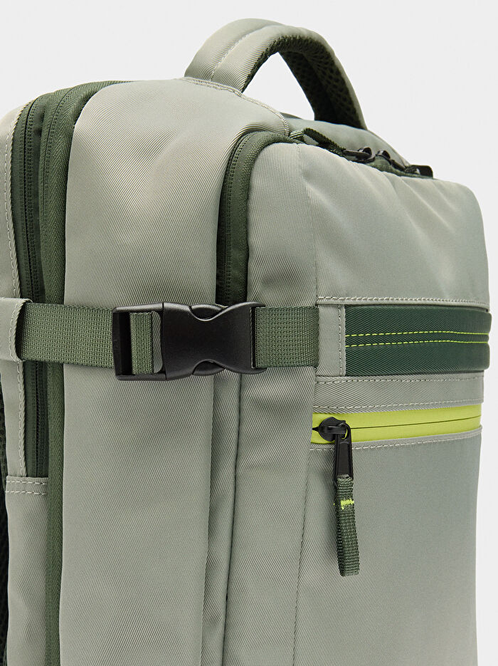 Teknik Kumaş Kabin Boy Sırt Çantası