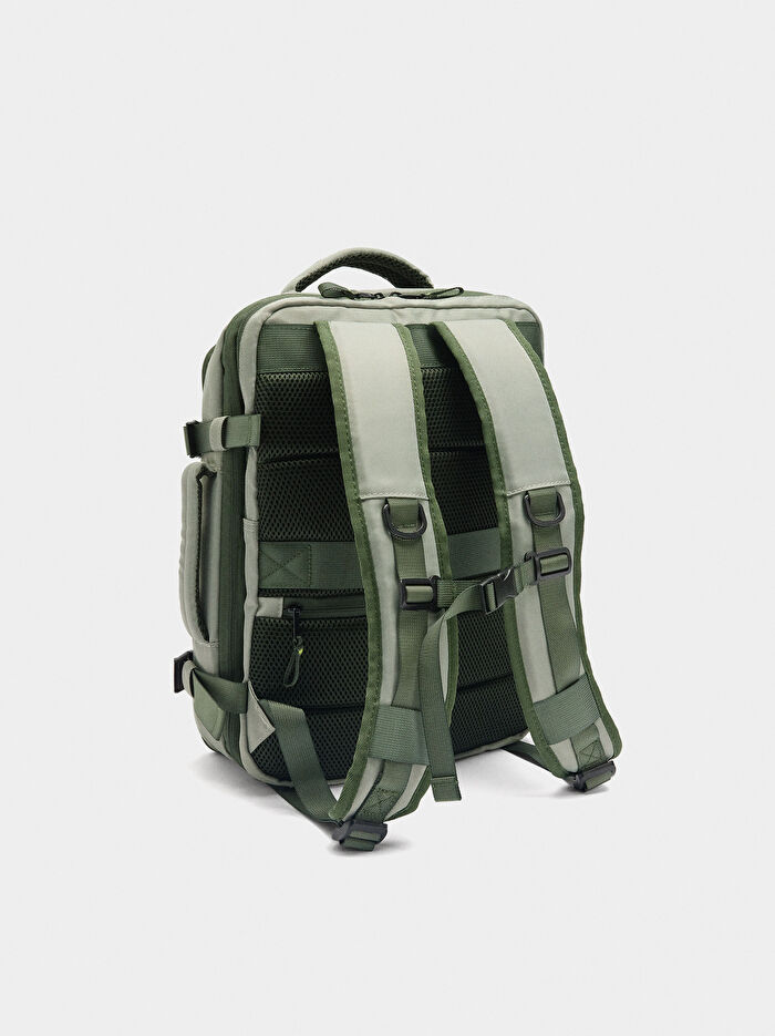 Teknik Kumaş Kabin Boy Sırt Çantası