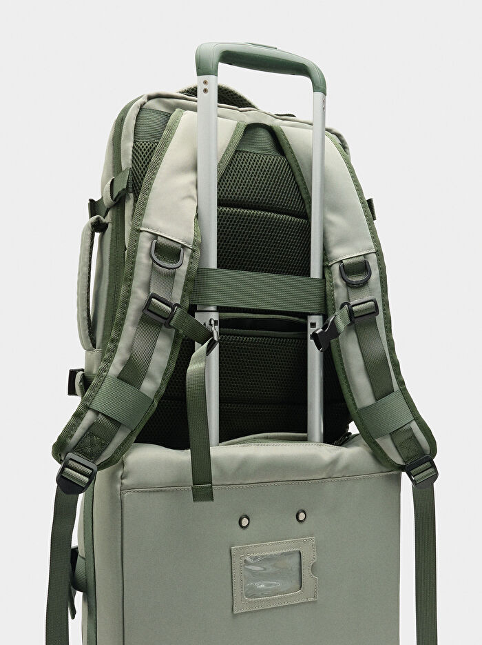 Teknik Kumaş Kabin Boy Sırt Çantası