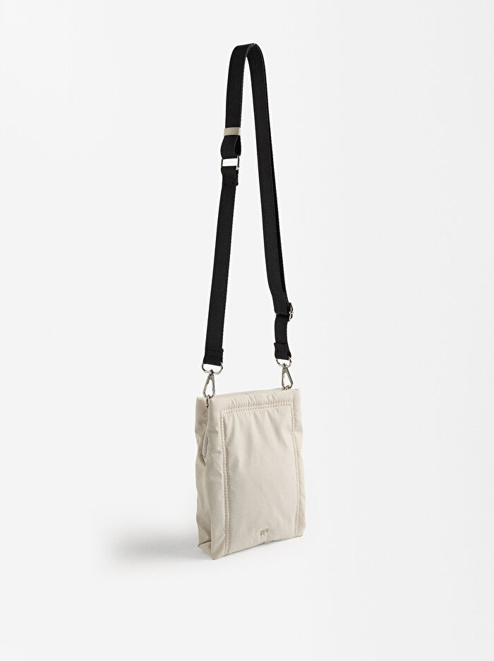 Teknik Kumaş Çapraz Askılı Çanta